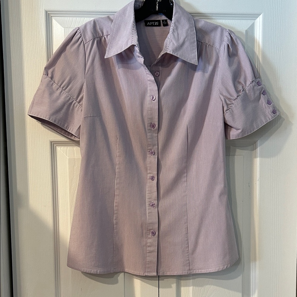 Apt. 9 Women's Lavender Button-Down Shirt
